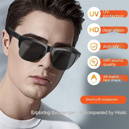 Wireless Touch Bluetooth Headset Sun Glasses