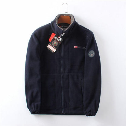 Man Double-sided Polar Fleece Jacket - Cruish Home