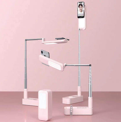 Selfie Portable Mobile Phone Holder With Light