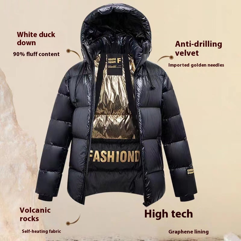 Super Thick Hooded Extremely Cold Clothes Short Minus 40 Northeast China Warm Coat For Women