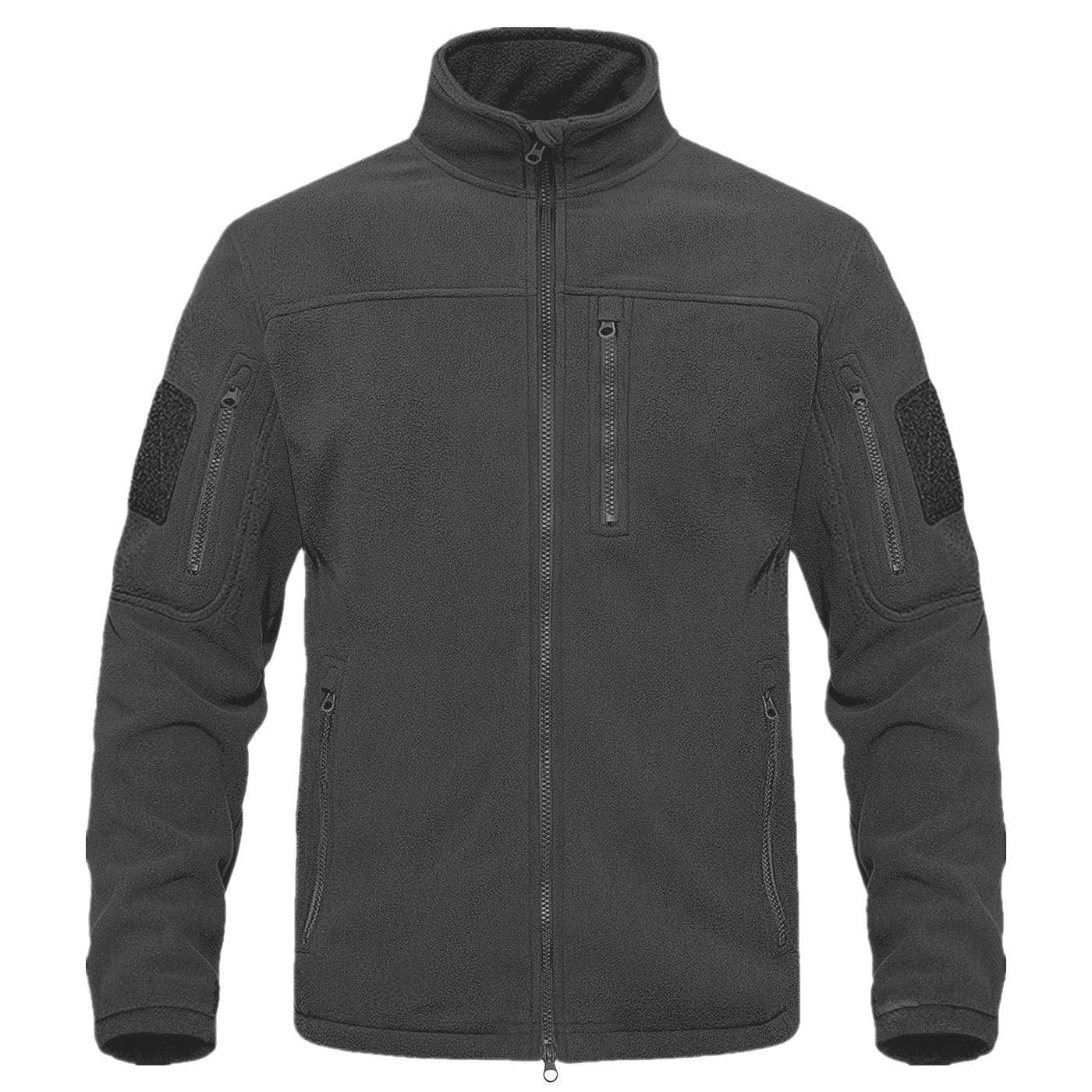 Men's Stand Collar Fleece Sweater Warm Climbing Jacket - Cruish Home