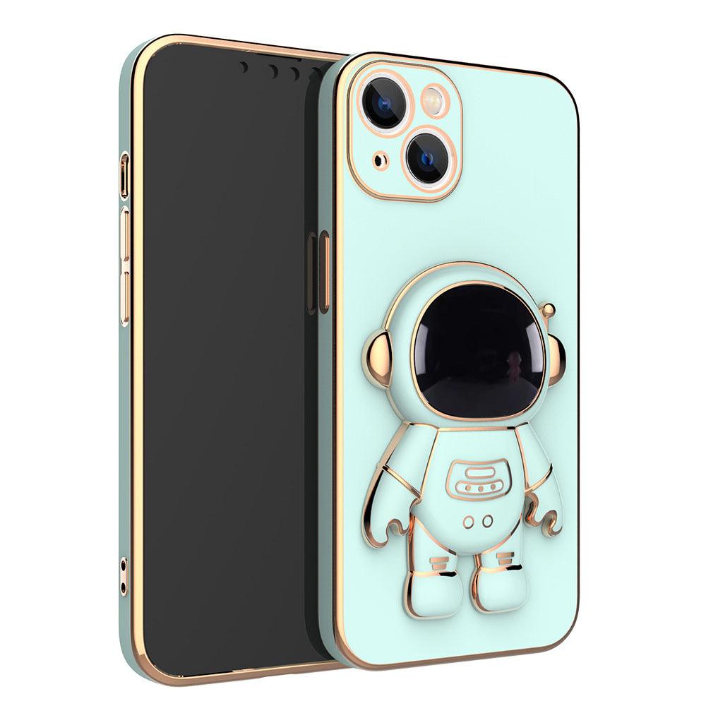 3D Astronaut Phone Case - Anti-Drop Electroplating Bracket