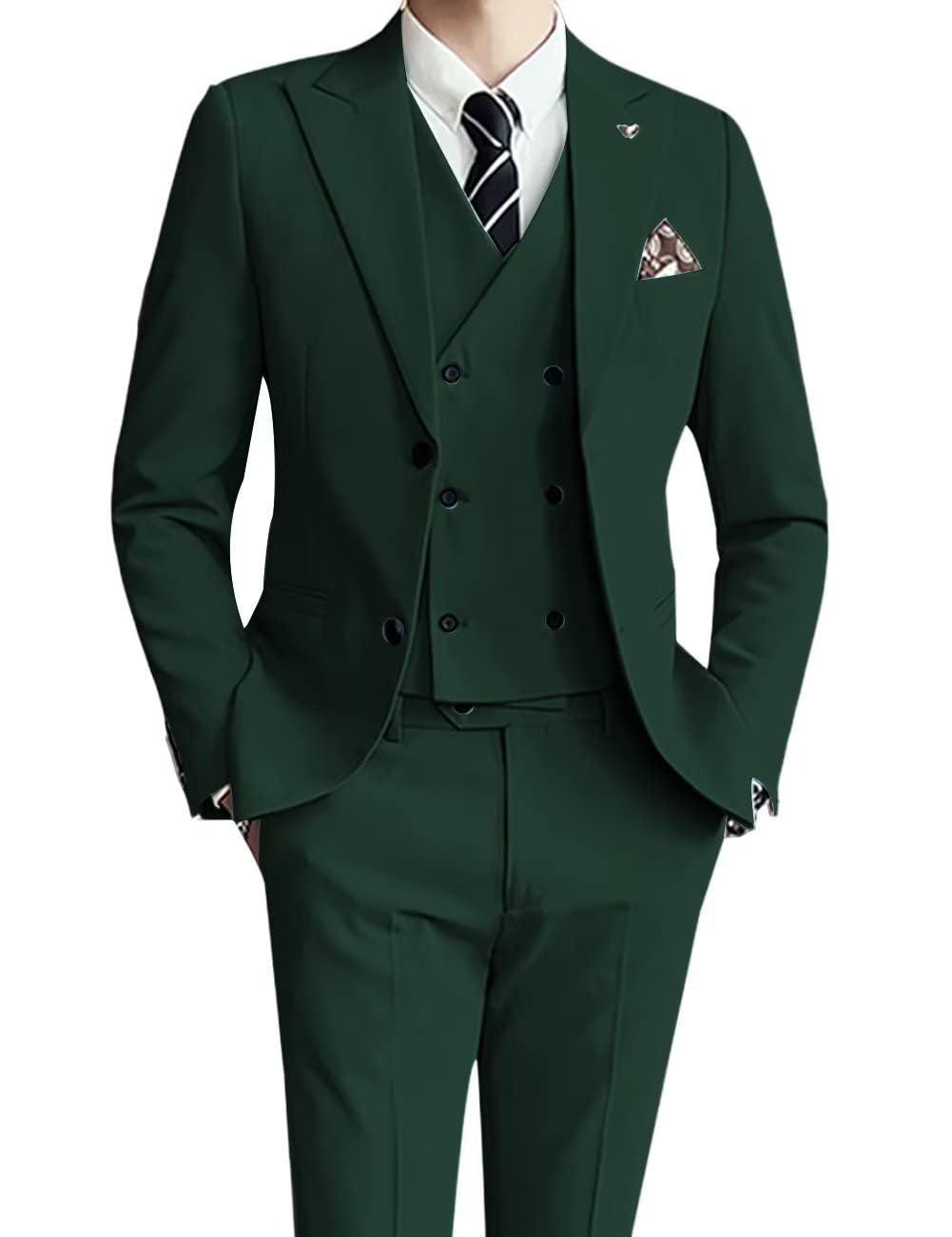 Three-piece Men's Suit Slim Fit Suit - Cruish Home