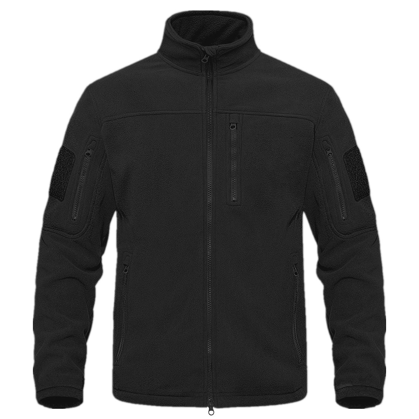 Men's Stand Collar Fleece Sweater Warm Climbing Jacket - Cruish Home