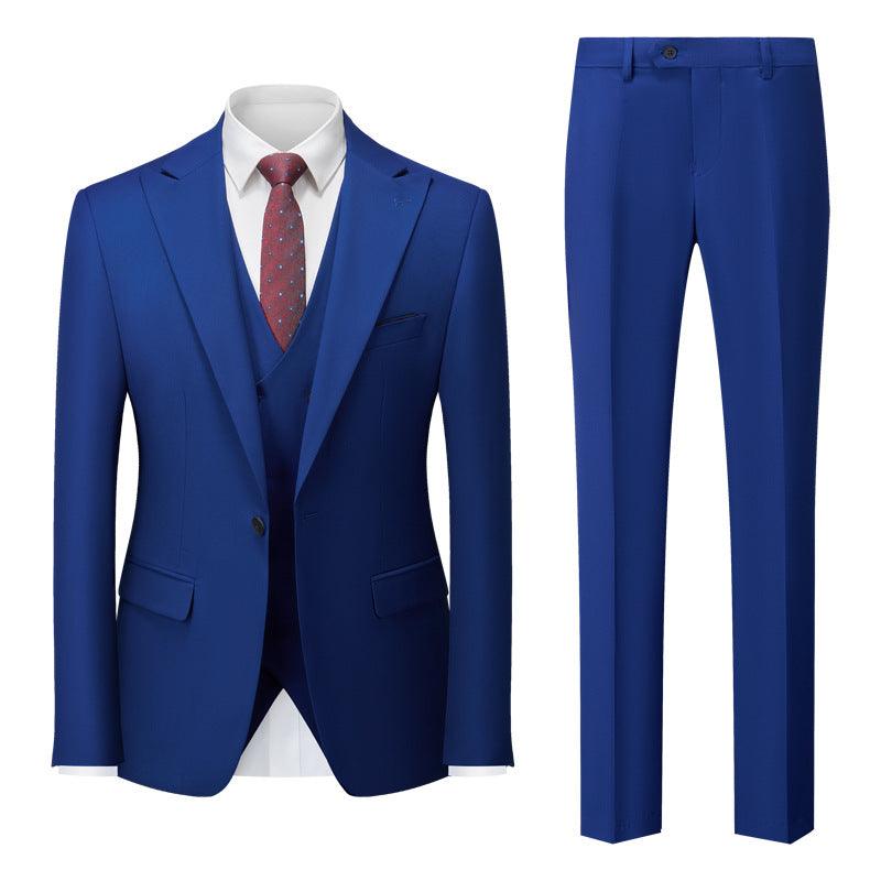 Men's Business Casual Suit Men's Foreign Trade Cross-border Suit Wedding Groom Dress - Cruish Home