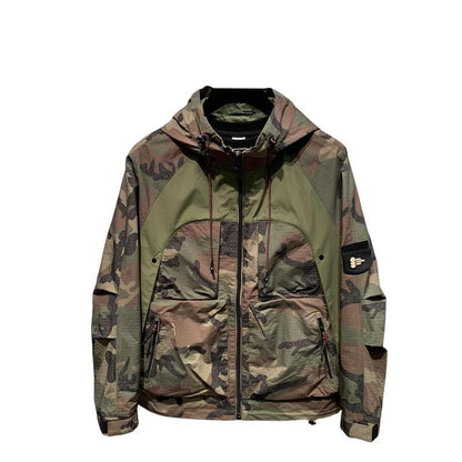 Men's Hooded Camouflage Coat Youth All-matching Workwear Jacket - Cruish Home