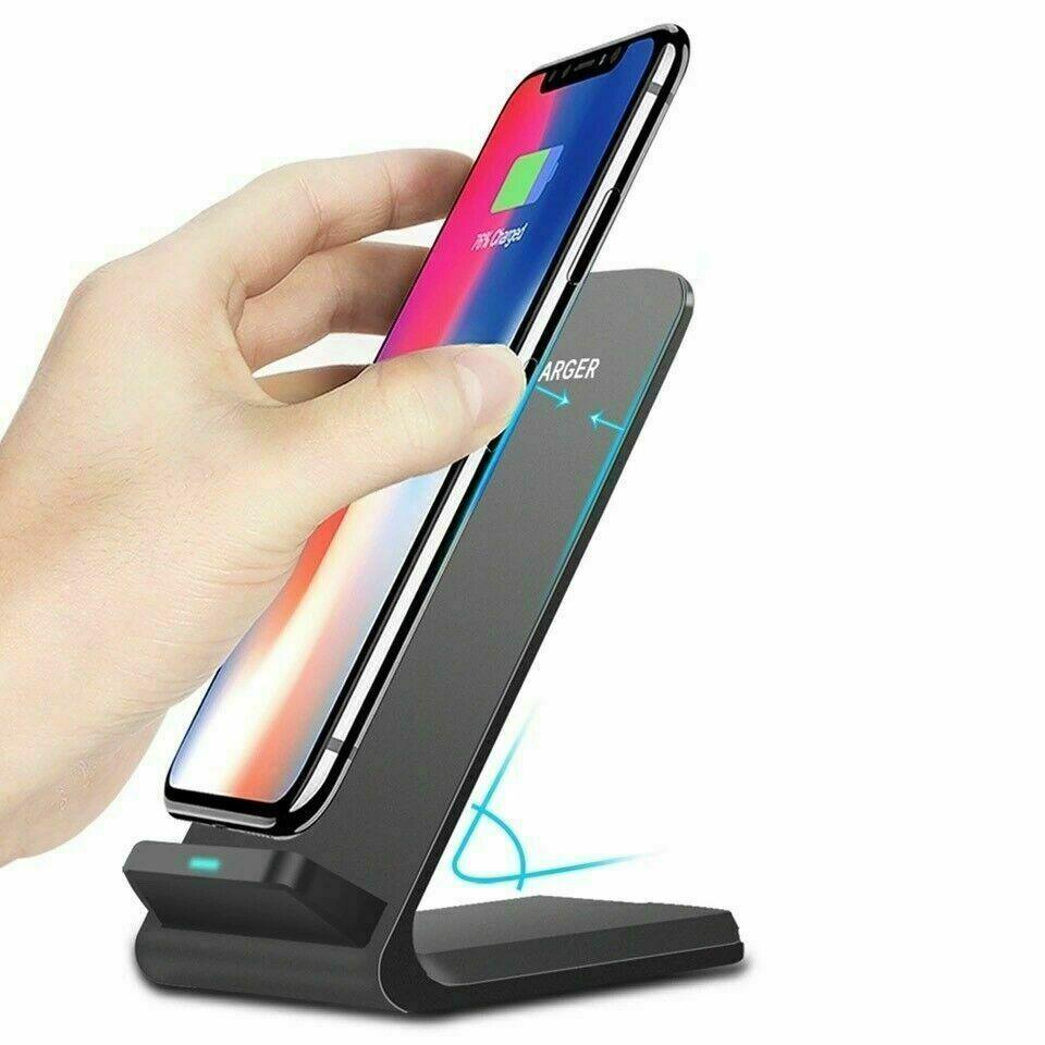 Fast Qi Wireless Charging Stand Dock Charger For IPhone 8 X XS 11 12 13 Pro Max - Cruish Home