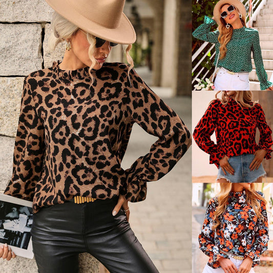 Long Sleeve Elegant Slim Fit All-matching Shirt Women - Cruish Home