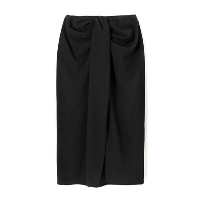 Pleated Slim Irregular Skirt - Cruish Home