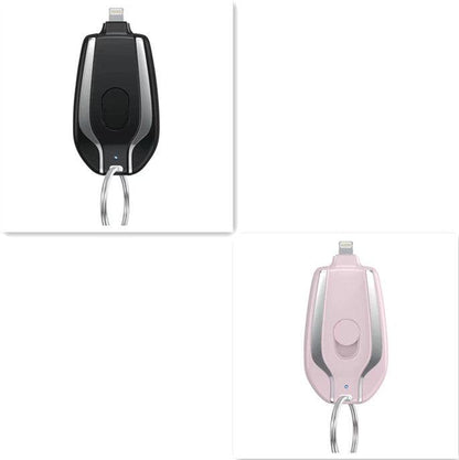 Keyring Charging Bank Wireless Portable 1500 Mah Emergency Power Supply Telescopic Small Mobile Power Supply - Cruish Home