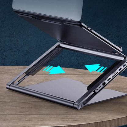 Lapstop Stand With 8-in-1 Docking Station - Cruish Home