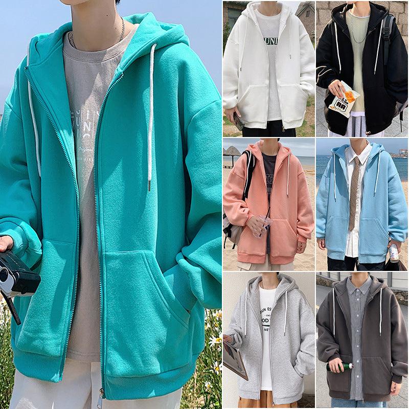 Mens Jackets Hooded Coats Casual Zipper - Cruish Home