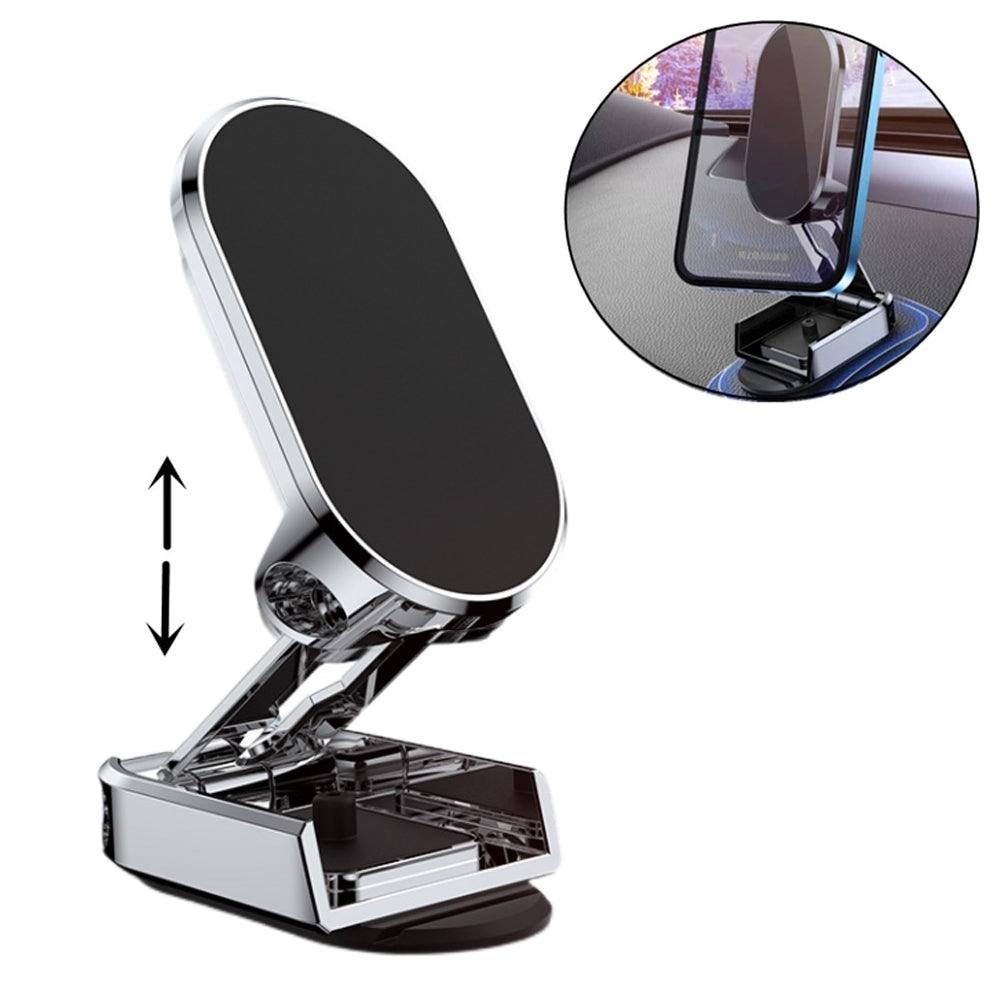 Rotate Metal Magnetic Car Phone Holder Foldable Universal Mobile Phone Stand Air Vent Magnet Mount GPS Support - Cruish Home