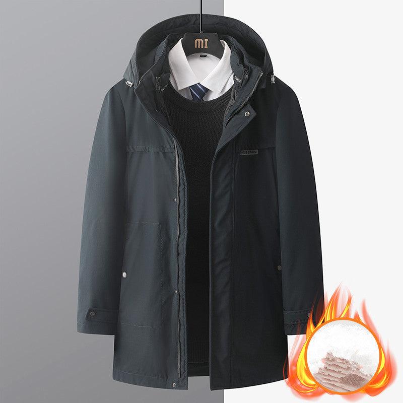 Men's Cotton Middle-aged Father Winter Thickened Jacket - Cruish Home