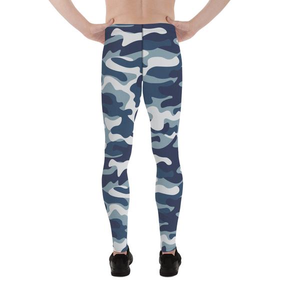 Mens Leggings - Urban Camo Army / Military Pattern