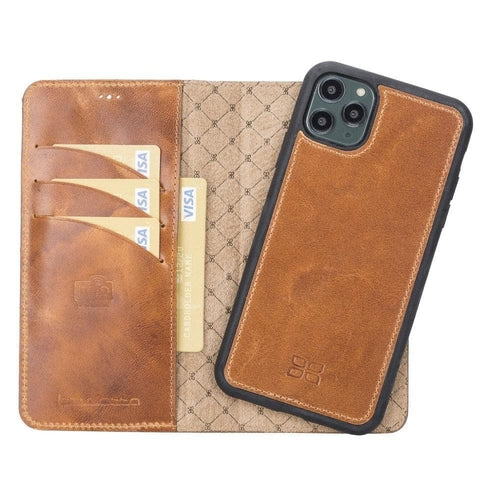 Apple iPhone 11 Series Detachable Leather Wallet Case - MW