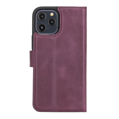 Apple iPhone 12 Series Detachable Leather Wallet Cases - MW