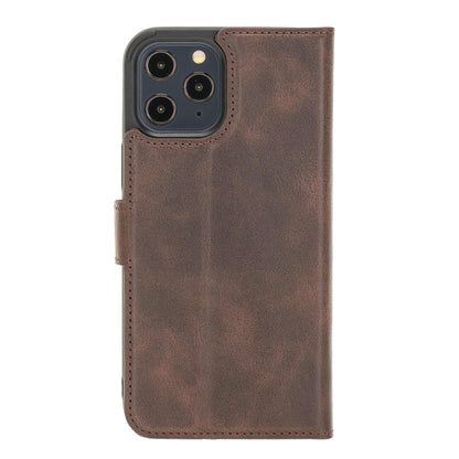 Apple iPhone 12 Series Detachable Leather Wallet Cases - MW