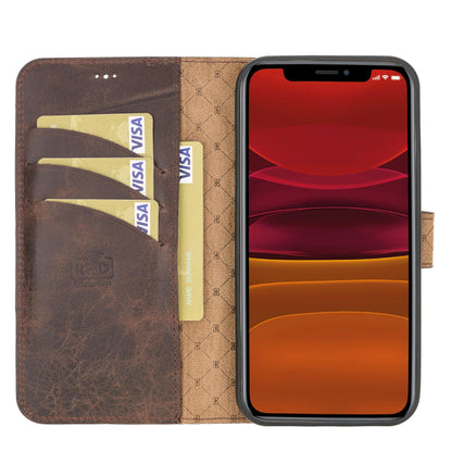 Apple iPhone 12 Series Detachable Leather Wallet Cases - MW