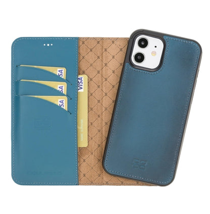 Apple iPhone 12 Series Detachable Leather Wallet Cases - MW