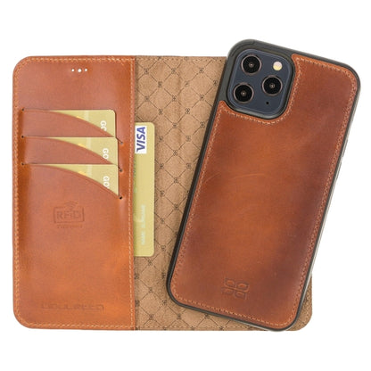 Apple iPhone 12 Series Detachable Leather Wallet Cases - MW