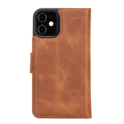 Apple iPhone 12 Series Detachable Leather Wallet Cases - MW