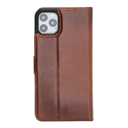 Apple iPhone 11 Series Detachable Leather Wallet Case - MW