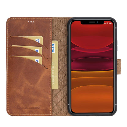 Apple iPhone 11 Series Detachable Leather Wallet Case - MW