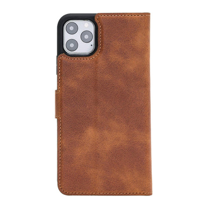 Apple iPhone 11 Series Detachable Leather Wallet Case - MW