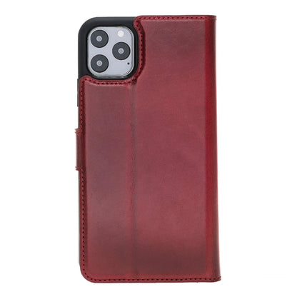 Apple iPhone 11 Series Detachable Leather Wallet Case - MW