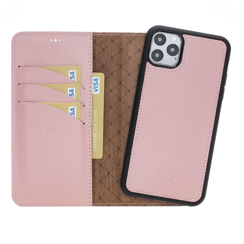 Apple iPhone 11 Series Detachable Leather Wallet Case - MW