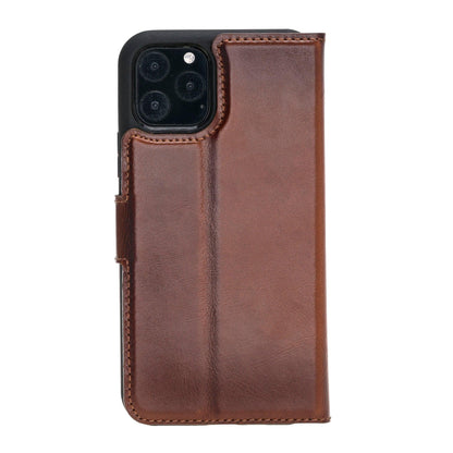 Apple iPhone 11 Series Detachable Leather Wallet Case - MW