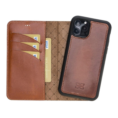 Apple iPhone 11 Series Detachable Leather Wallet Case - MW