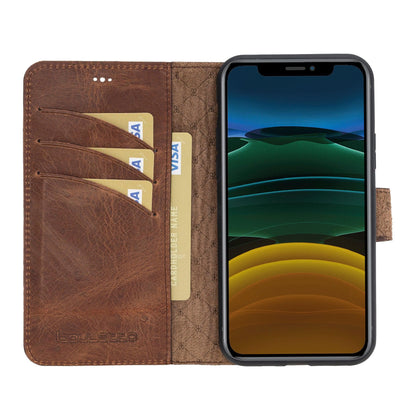 Apple iPhone 11 Series Detachable Leather Wallet Case - MW