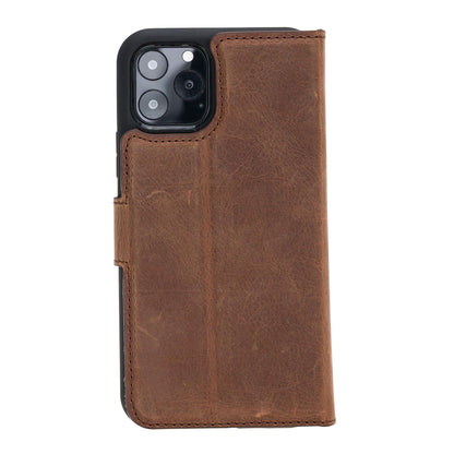 Apple iPhone 11 Series Detachable Leather Wallet Case - MW