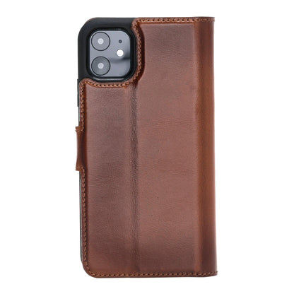 Apple iPhone 11 Series Detachable Leather Wallet Case - MW