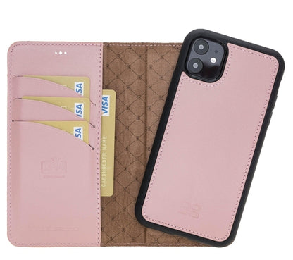 Apple iPhone 11 Series Detachable Leather Wallet Case - MW