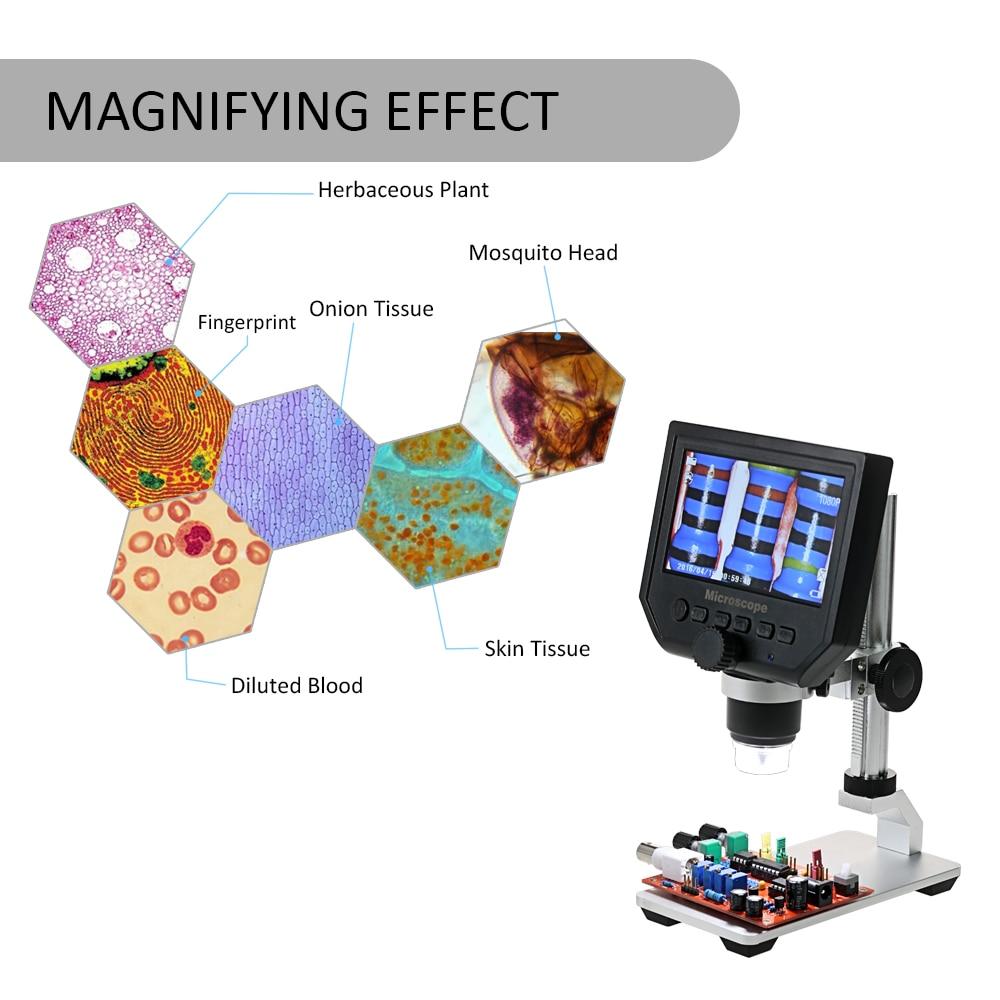 0-600X Digital Microscope LED Magnifier for Mobile Phone Maintenance