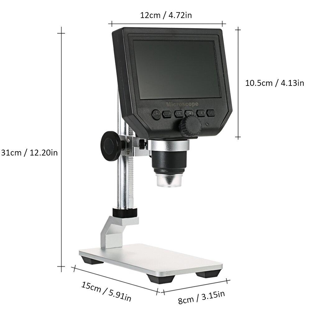 0-600X Digital Microscope LED Magnifier for Mobile Phone Maintenance