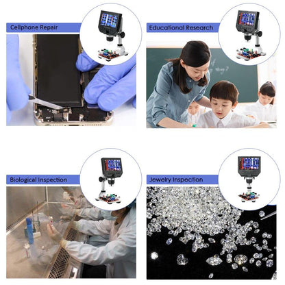 0-600X Digital Microscope LED Magnifier for Mobile Phone Maintenance